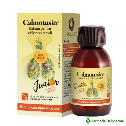 Calmotusin junior sirop gust portocale x 100 ml