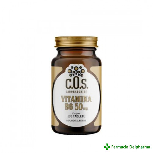 Vitamina B6 50 mg x 100 compr., COS Laboratories