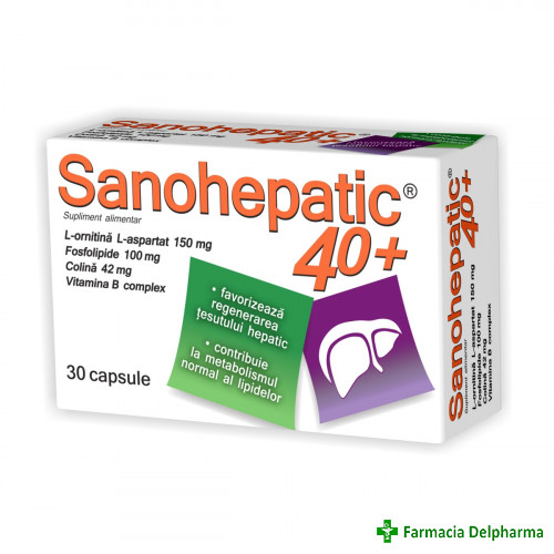 Sanohepatic 40+ x 30 caps., Zdrovit