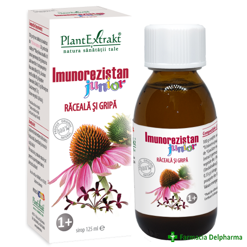 Imunorezistan junior raceala si gripa 1+ sirop x 125 ml