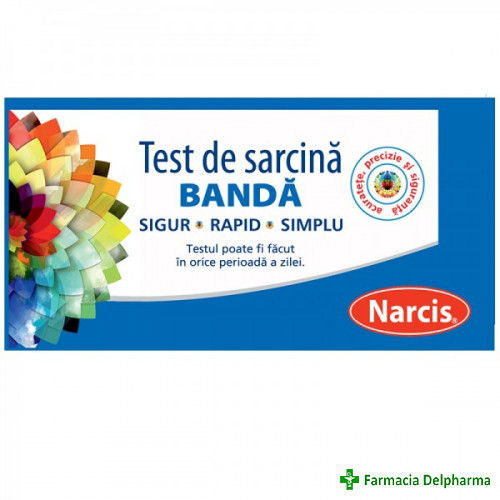 Test de sarcina tip banda x 1 buc., Narcis