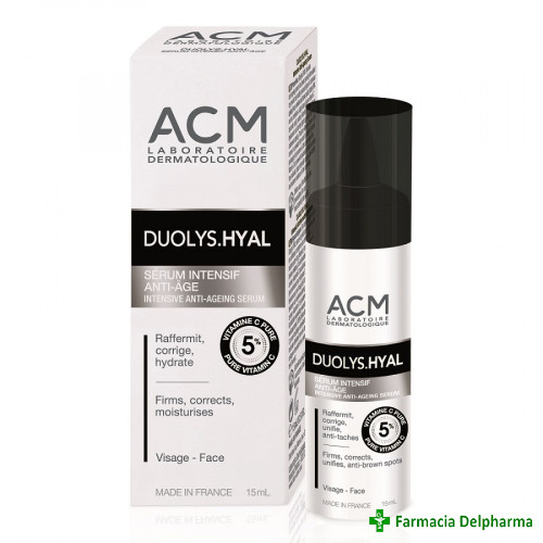 Ser intensiv anti imbatranire Duolys Hyal x 15 ml, ACM