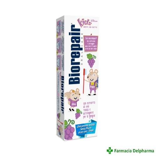 Pasta de dinti struguri 0-6 ani Biorepair Kids x 50 ml, Coswell