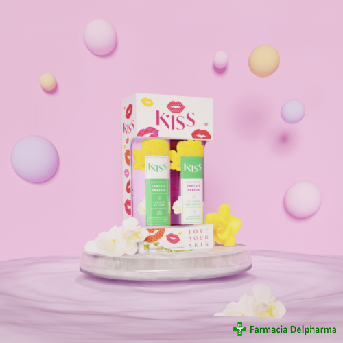 KISS Fantasy Freesia Gel de dus x 250 ml + Lotiune de corp x 250 ml, Fiterman