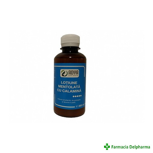 Lotiune mentolata cu calamina x 200 ml, Adya