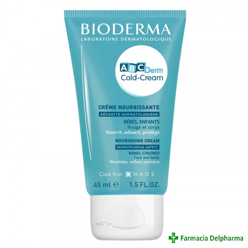ABC Derm Cold Cream Crema protectoare si calmanta x 45 ml, Bioderma