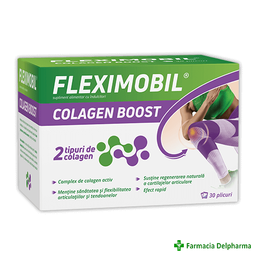 Fleximobil Colagen Boost x 30 plicuri, Fiterman