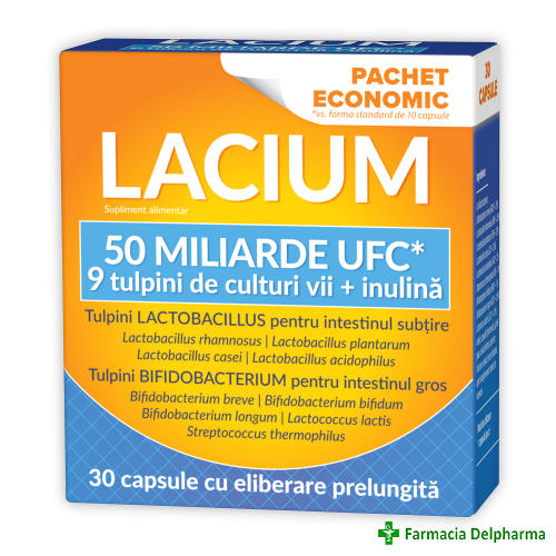 Lacium 50 miliarde UFC x 30 caps., Zdrovit