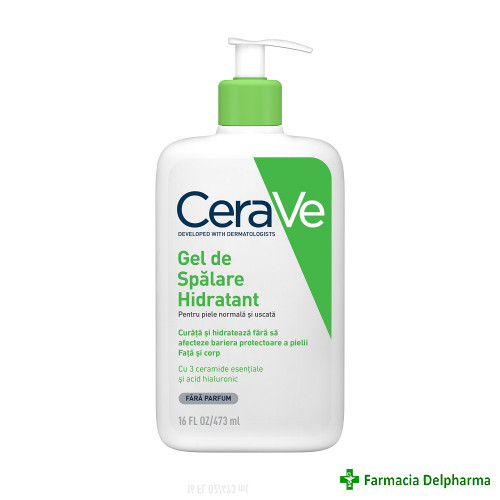 Gel spalare hidratant piele normala/uscata x 473 ml, CeraVe