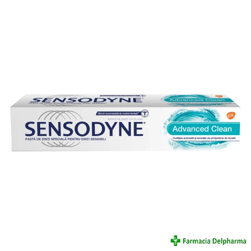 Pasta de dinti Sensodyne Advanced Clean x 75 ml, GSK