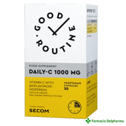 Daily-C 1000mg Good Routine x 30 caps. veg., Secom