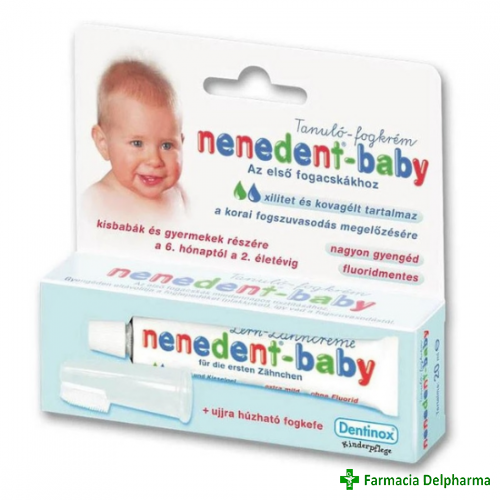 Pasta de dinti pentru bebelusi Nenedent x 20 ml, Dentinox Gesselschaft