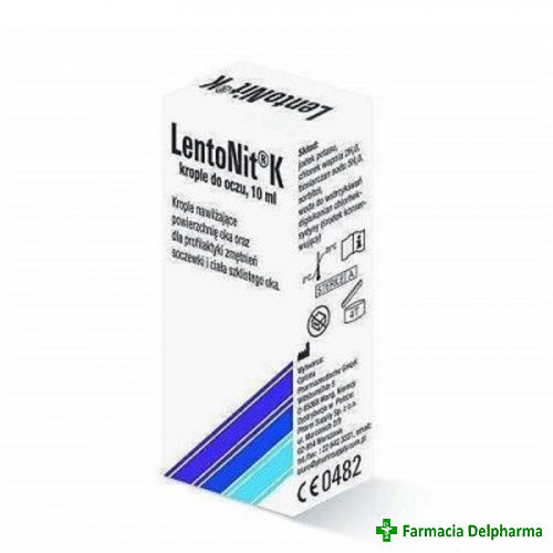 LentoNit K picaturi oftalmice x 10 ml, Inocare Pharm