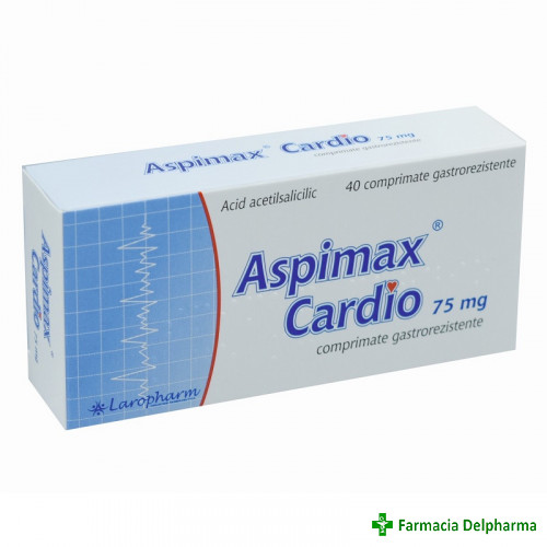 Aspimax Cardio 75 mg x 40 compr., Laropharm
