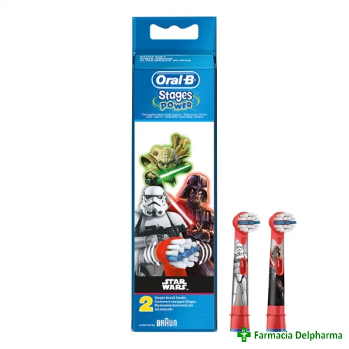 Rezerve periuta de dinti electrica Stages Power Star Wars x 2 buc., Oral-B