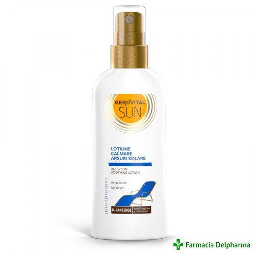 Lotiune calmare arsuri solare Gerovital Sun x 150 ml 4653, Farmec