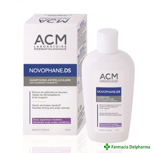 Sampon antimatreata Novophane DS x 125 ml, ACM