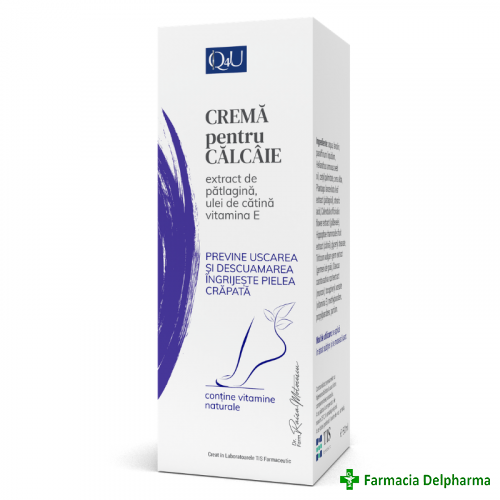 Crema pentru calcaie Q4U x 40 ml, Tis Farmaceutic