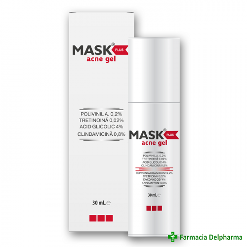 Mask Plus Acne gel x 30 ml, Solartium