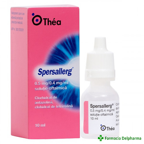 Spersallerg picaturi oftalmice 0,5 mg/ 0,4 mg/ml x 10 ml, Thea