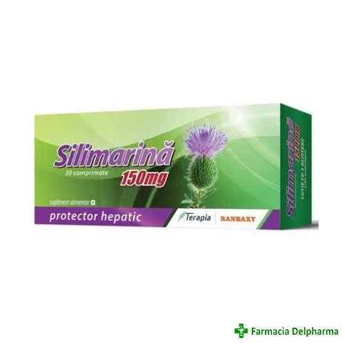 Silimarina 150 mg x 30 compr., Terapia