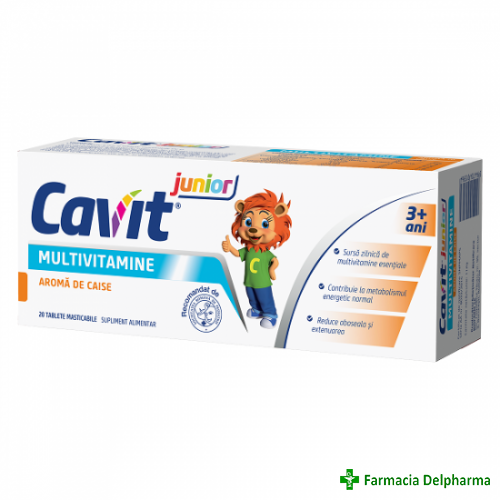 Cavit junior multivitamine caise x 20 tbl mast.