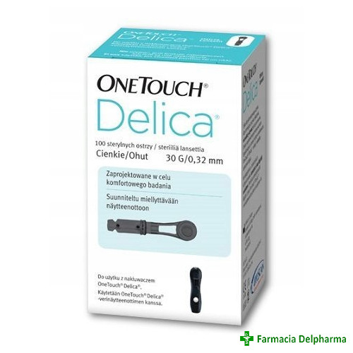 Lancete OneTouch Delica x 100 buc., Life Scan