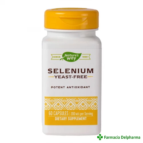 Selenium 200 mcg x 60 caps.