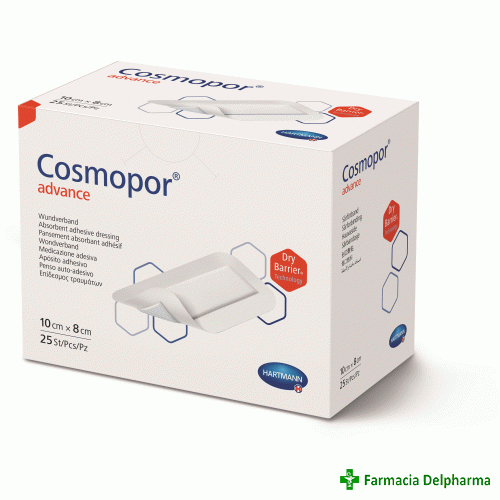 Cosmopor Advance plasture steril 10 cm x 8 cm x 1 buc., Hartmann