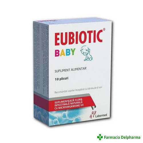 Eubiotic baby 3.5 g x 10 plicuri, Labormed