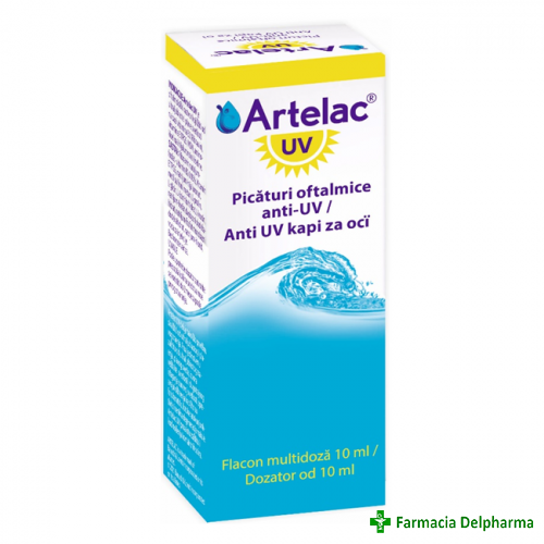 Artelac UV picaturi oftalmice x 10 ml, Bausch & Lomb