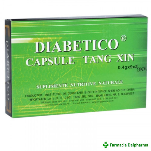 Diabetico capsule Tang Xin x 18 caps.