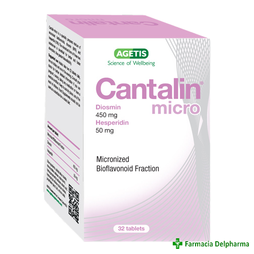 Cantalin micro x 32 compr., Agetis