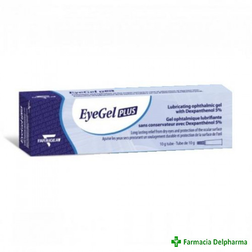 EyeGel Plus gel oftalmic x 10 g, Farmigea