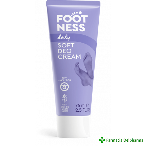 Crema odorizanta 3 in 1 x 75 ml, FootNess Soft
