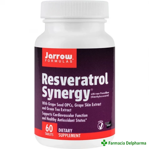 Resveratrol Synergy Jarrow Formulas x 60 compr., Secom