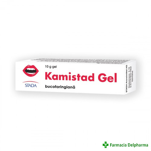 Kamistad gel 20 mg + 185 mg/g x 10 g, Stada