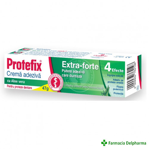 Crema adeziva cu aloe Protefix Extra Forte x 40 ml, Queisser