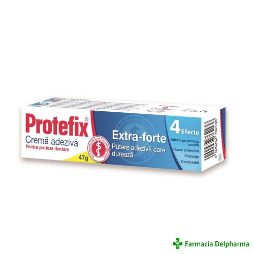 Crema adeziva Protefix Extra Forte x 40 ml, Queisser
