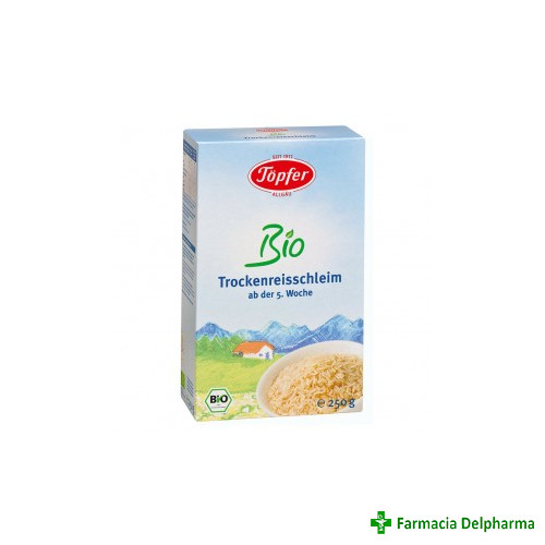 Cereale Topfer Bio orez instant (5 saptamani) x 250 g, Topfer