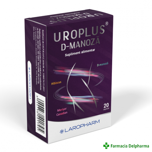 Uroplus D-manoza x 20 caps., Laropharm