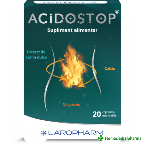 Acidostop x 20 compr. mast., Laropharm