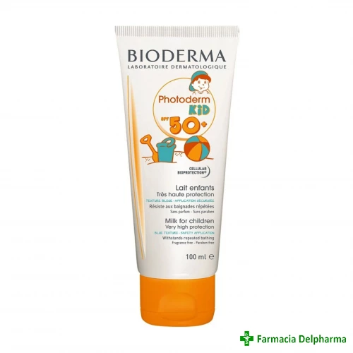 Photoderm KID lapte colorat SPF 50+ x 100 ml, Bioderma