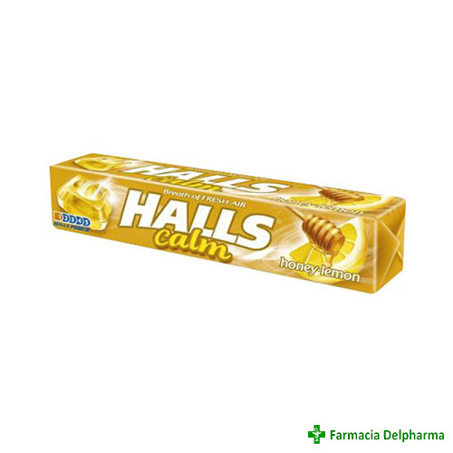 Bomboane cu aroma de miere si lamaie Halls Honey & Lemon x 10 buc., Kraft Food