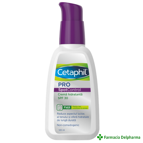 Crema hidratanta SPF 30 Cetaphil Pro SpotControl x 120 ml, Galderma