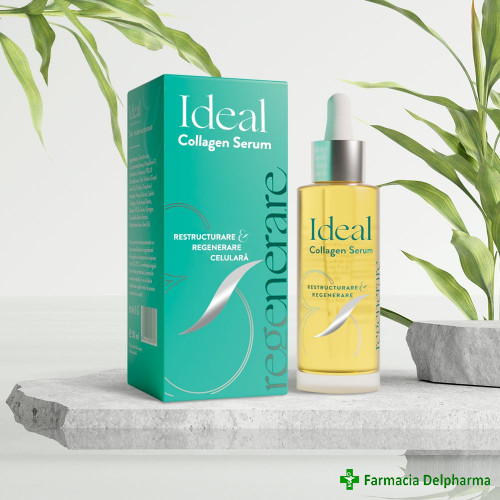 Ser restructurant Ideal Collagen Serum x 30 ml + Lotiune tonica x 250 ml, Fiterman