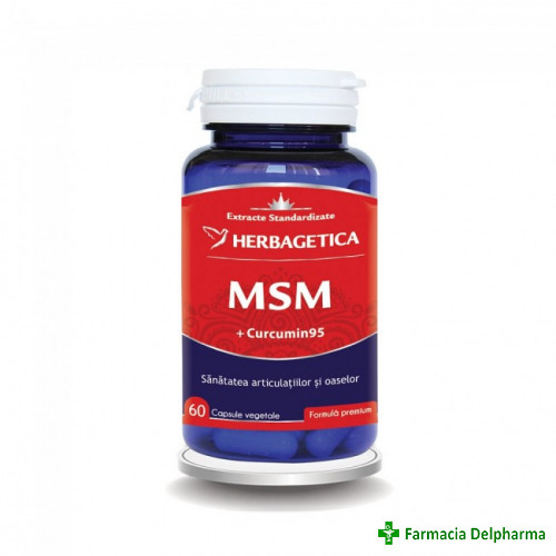 MSM + Curcumin 95 x 60 caps., Herbagetica