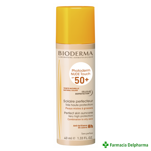 Photoderm Nude Touch deschis SPF 50+ x 40 ml, Bioderma