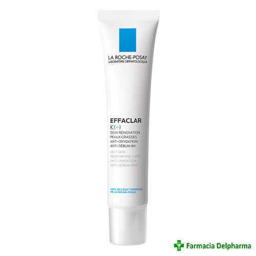 Crema renovatoare pentru ten gras Effaclar K(+) x 40 ml, La Roche-Posay