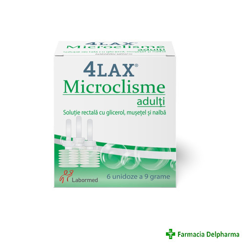 4 lax microclisme adulti 9 g x 6 unidoz.